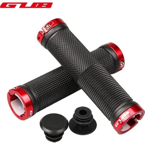 GUB Cycling Lockable Handle Grip For Bicycle MTB Road Bike Handlebar Bicycle Grip Bike Aluminum Alloy + Rubber 5 Colors
