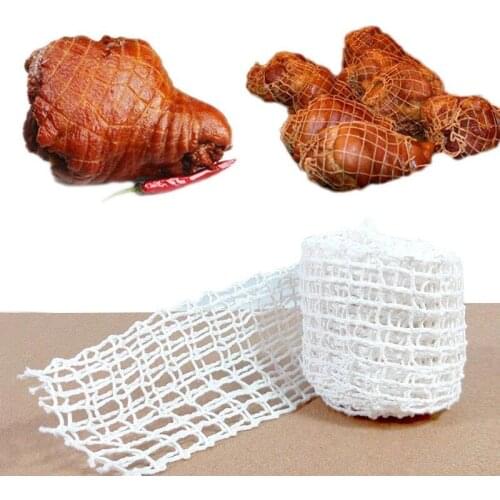 1/3 Meter Cotton Meat Net Ham Sausage Net Butchers String Sausage Net Roll Hot Dog Net Sausage Packaging Tools Wholesale
