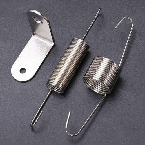 Chrome Throttle Return Spring Bracket Double Spring For Chevrolet Ford 302 350