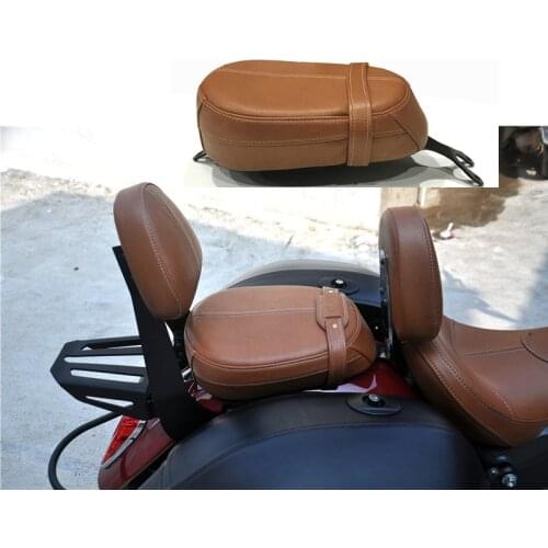 For Indian Scout 2015-2018 Scout Sixty 2016-2018 Motocycle Leather Passenger Pillion Seat Accessories