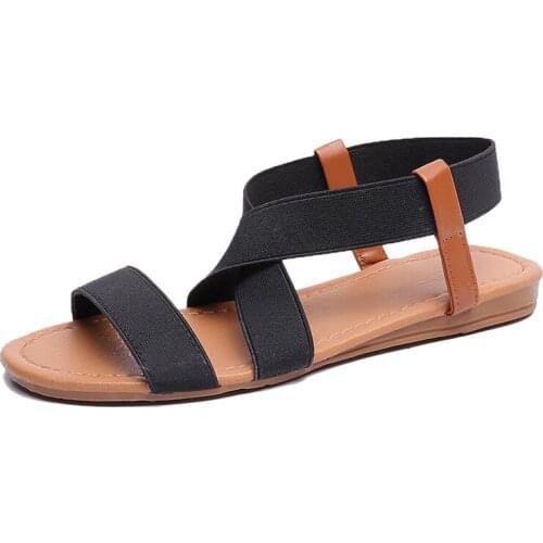 Summer Womens Sandals Flats Shoes Women Beach Sandals Peep-toe Fashion Casual Shoes Walking Sandalias Womens loafers