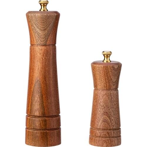 Funnel Ebony Wood Pepper Ceramic Core 5 8 Inch Mills Kitchen Tool Pulverizador Manual Multipurpose Spice Mill Pepper Grinder