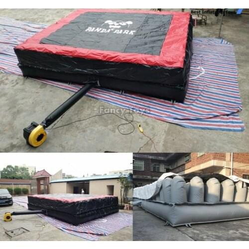 Inflatable stunt jump/free fall inflatable air mat/big air bag extreme jump/inflatable high jump mats with free shipping by sea