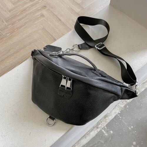 New Fashion Cowhide Small Messenger Bags Lady Shouder Bag Bucket Bags Crossbody Tote Bag Females Handbag Semicircle Saddle bag