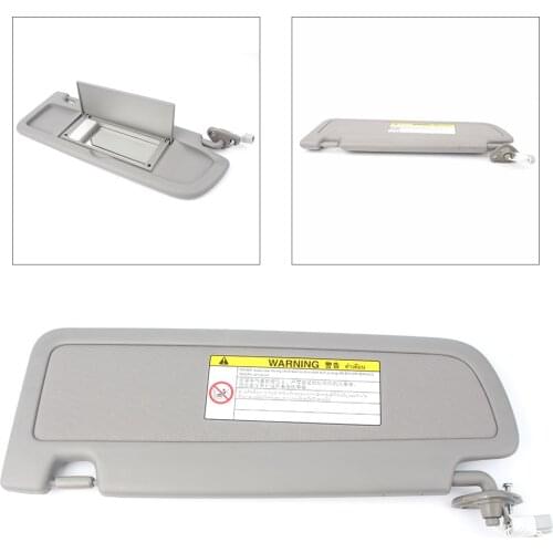 Car Front Right Sun Visor Sun Shade Sunproof for Honda Civic 2006 2007 2008 2009 2010 2011 Dark Grey