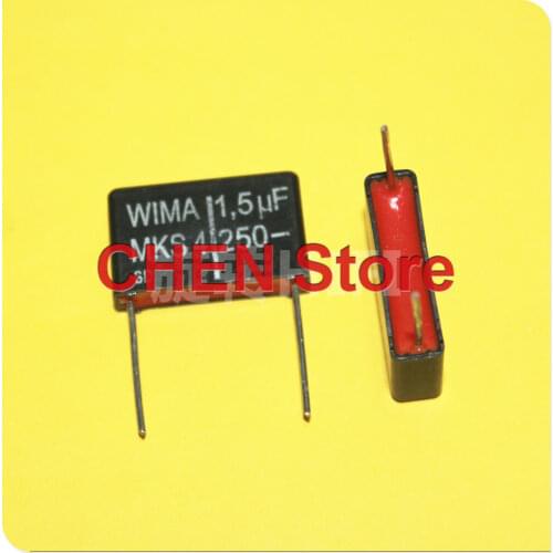 WIMA MKS4 22MM MKP10 MKP4 MKC4 P22.5 Film audio capacitor 1UF 1.5UF 3.3UF 4.7UF 5.6UF 15UF 250V 400V 160V 63V 100V RED 105/250v