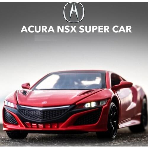 1:32 ACURA NSX Super Car Zinc Alloy Car Model Diecasts & Toy Vehicles Light Pullback Power Children Toys Car Kids Boys Gift
