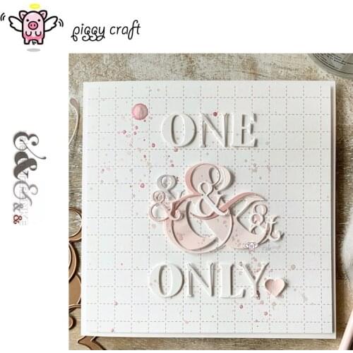 Piggy Craft metal cutting dies cut die mold & Letter decoration Scrapbook paper craft knife mould blade punch stencils dies