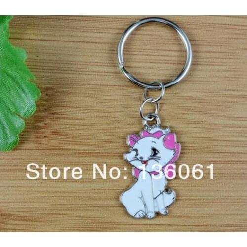 Vintage Silver Dreamcatcher Flower Cross Cat Clover Roller Skate Peace Sign Maple Leaf House KeyChain For Car Key Ring Jewelry