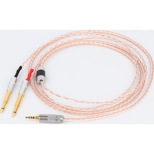 2.5mm to 2*3.5mm With OCC Silver Plated HiFi Cable for MEZE99 Classics 99neo NEO NOIR Headphone for Sony WM1A, NW-WM1Z, PHA-2