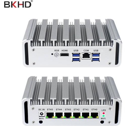 4405U I3 7130U/i5-7360U/I7 7660U I3 I5 6LAN DDR4 Firewall Pfsense mini pc Industrial computer