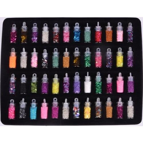 48Pcs Sequins/Glitter Filler Fluffy Slime Box Toys For Children Charms Slime DIY Kit Accessories Kit Supplies Funny toy