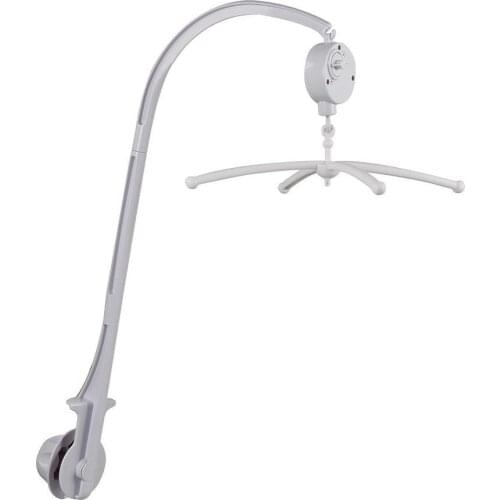 66cm DIY Baby Crib Bed Bell Holder Toy Arm Bracket Wind-up Music Box Hanging Stand Toddler Early Education Cognition Toy