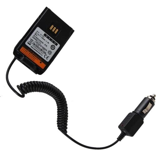 12V Radio Battery Car Charger Eliminator Adapter For HYT Hytera PD680 PD500 PD560 PD660 Walkie Talkie 7.4V 1500mah Battery