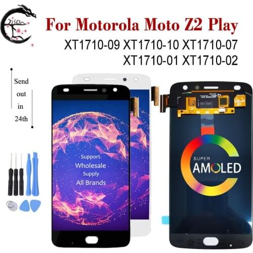 AMOLED LCD For Motorola Moto Z2 Play XT1710-09 XT1710-10 XT1710-07 XT1710-01/02 Display Screen Touch Sensor Digitizer Assembly