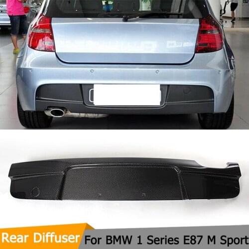 Carbon Fiber Auto diffuser For BMW E87 M sport Hatchback Only 2007 - 2010
