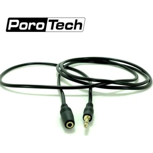 DHLFree 50pcs/lot 1.5m 3.5mm 3-pole Jack Male to Female AUX Cable Stereo Audio Extension Cable Cord for Phone Earphone Headphone