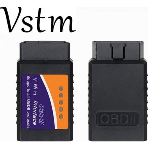 Best quality ELM327 WiFi with PIC18F25K80 Chip Wireless OBDII Diagnostic Tool For IPhone/Android/PC ELM 327 V1.5 Auto Scanner