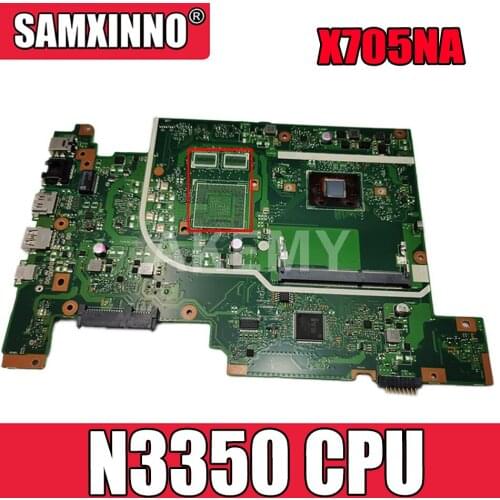 For ASUS Vivobook 17 X705NA X705NC X705N X705UA X705 Laptop Motherboard Mainboard N3350 CPU HD GMA