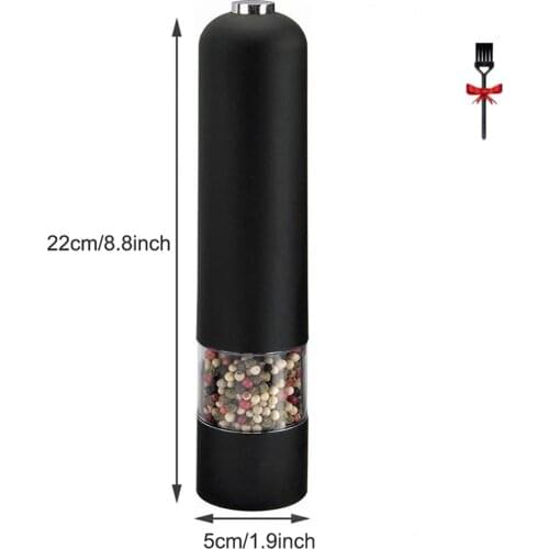 Electric Pepper Mill Automatic Salt Pepper Grinder Adjustable Coarseness For Spices Kitchen Utensils And Gadgets