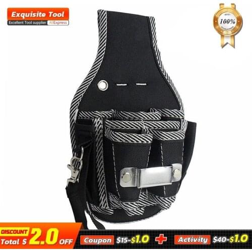 MPT Quality 600D Nylon Fabric 9 In 1 Tool Bag Screwdriver Holder Electrician Kit Pouch Waist Pocket Belt Bag Toolkit Tools