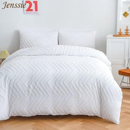 2/3 Pieces Of Luxury Bedding Set, High-End Craftsmanship Pure Color Cut Flower Duvet Cover, Single Double Bed Hotel Supplies