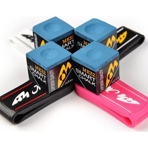 MEZZ Pool Cue Snooker Magnetic Chalk Holder 4 Color Options Durable Convenient Carrying Holder Fashionable Billiard Accessories