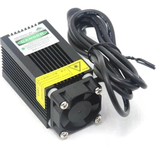 Dot Powerful 200mW 405nm Violet Blue Laser Diode Module Lights w/ 12V Adapter 33x55mm