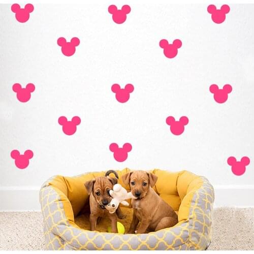 Cartoon Mickey Mou Wall Decal Sticker Art Decor Creative Decal Sticker Removable Animal Vinyl Carving Cute For Kids Room T170314