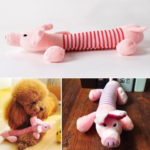 New cute plush toys squeak pet wolf rabbit animal plush toy dog chew squeaky whistling involved squirrel dog toys Hundespielzeug