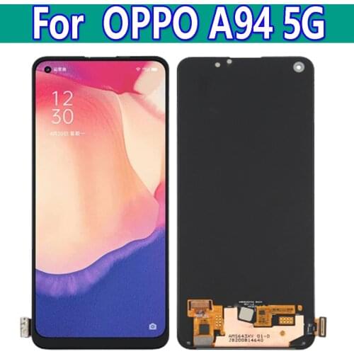 Original AMOLED 6.43"For OPPO A94 CPH2211 LCD Display Touch Screen Digitizer Assemby Replace
