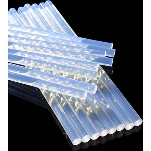 Hot Melt Glue Sticks Transparent EVA Glue Stick 7mm-11mm for Glue Gun Strong Adhesive Craft Repair Glue Sticks