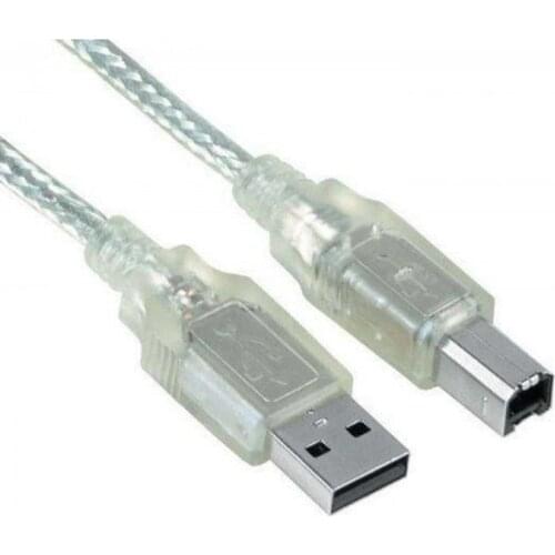 S-link SL-U2015 Transparent Scanner And Printer Cable, Usb 2.0 - 1.5 m