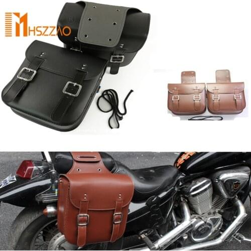 1 Set New Motorcycle Waterproof Racing SaddleBag Large Capacity Motorbike Side Bags Storage Tool For Universal Motorcycles