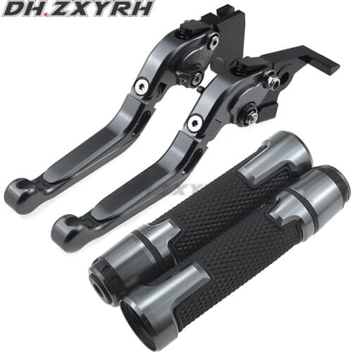 For Kawasaki Z300 NINJA 2008-2017 2013 2014 2015 2016 CNC Motorcycle Extendable Folding Brake Clutch Lever Handbar End Grips