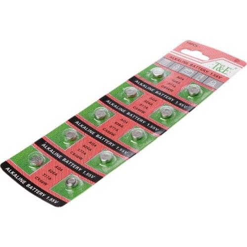 10PCS Watch Coin Battery AG4 377A 377 LR626 SR626SW SR66 LR66 Button Cell Batteries Toys Remote Camera