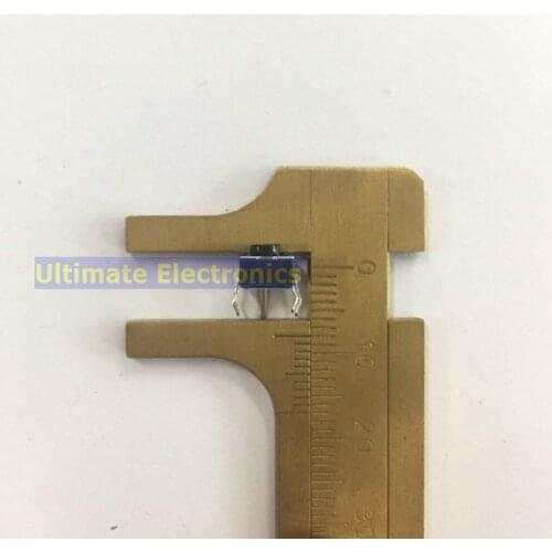 10pcs Vertical 5 feet touch switch DIP 6*6*5mm with fixed foot Micro button