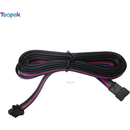 2pcs 30cm 50cm 1m 2m 3Pin 4pin Extension Cable 22AWG JST SM Plug Male to Female Wire Connector Cable