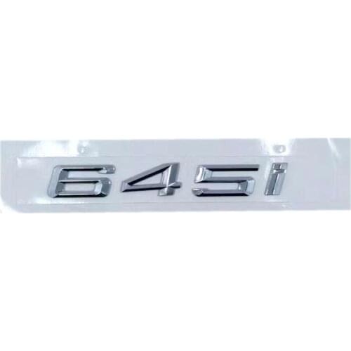 20pcs/lot 645i Badge Auto Chrome 3d Sticker Chrome Emblem