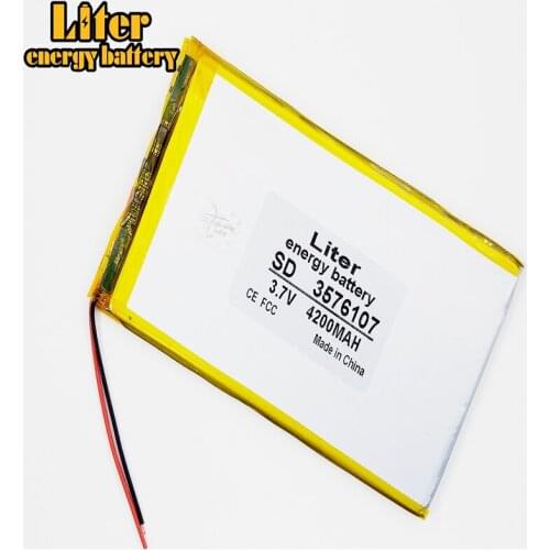 3.7 V polymer battery 4200 mah large-capacity tablet laptop MID 3576107 ebook