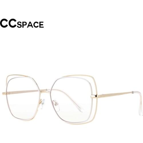 53162 Lentes Filtro Azul Hombre Metal Ladies Eyewear Square Decorative Vintage Womens Computer Glasses Oculos De Grau