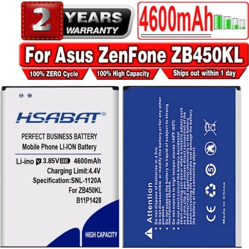 HSABAT B11P1428 4600mAh Battery for Asus ZenFone ZB450KL ZE500KG 5" X009DB ZB452KG ZenFone Go 4.5 Batteries