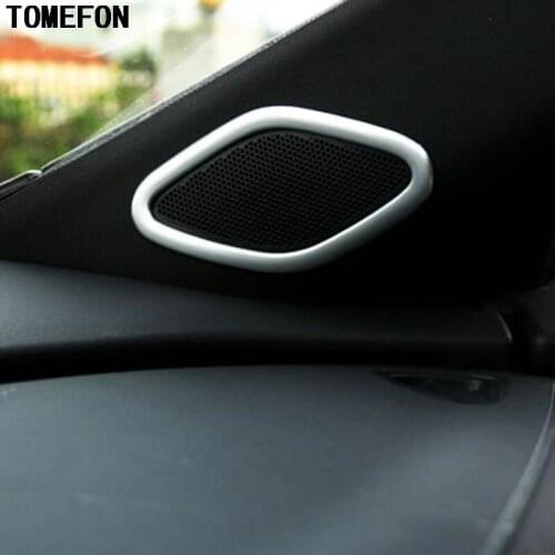 Car Styling Interior Parts Instrument Stereo Decorative Frame ABS Chrome Modification For Buick LaCrosse 2016 2pcs