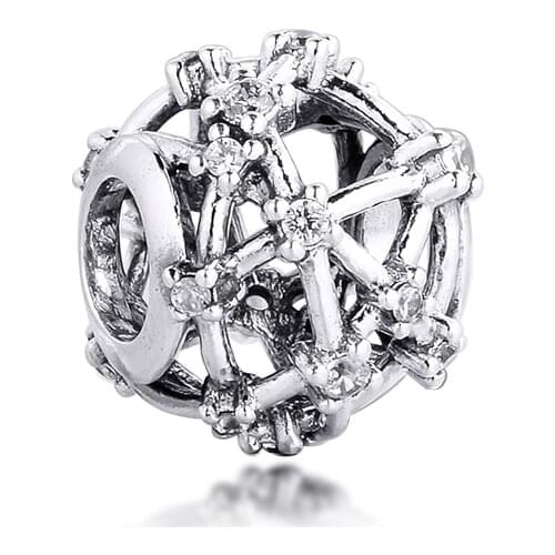 CKK Winter Fit Pandora Bracelets Star Constellations Charms Silver 925 Original Beads for Jewelry Making Sterling DIY