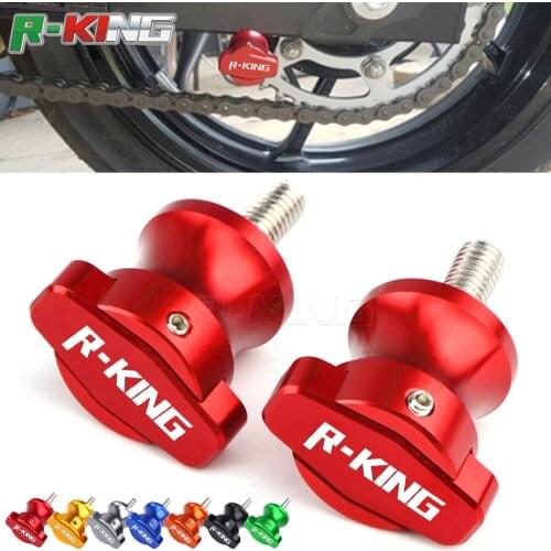 For GSX-S1000 GSXS1000 GSX S1000 GSX-S1000F Motorcycle CNC Frame Stands 8MM Screws sliders Swingarm Spools Slider M8