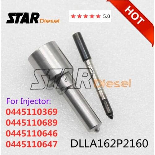 Diesel Gun DLLA162P2160 Common Rail Sprayer Nozzle For Bosch Injector 0445110369 0445110689 0445110646 0445110647