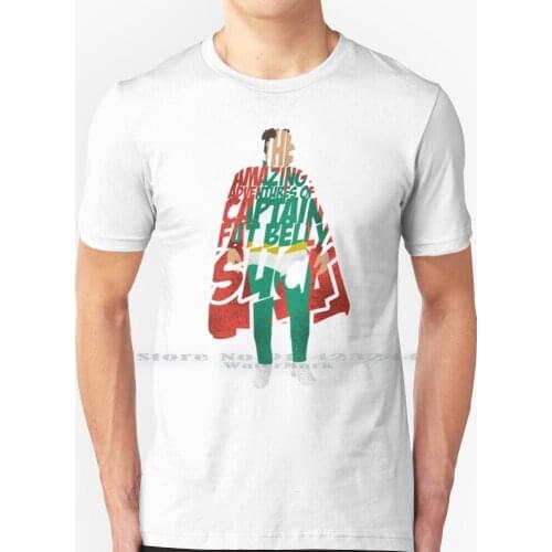 Captain Fat Belly T Shirt 100% Pure Cotton Impractical Jokers Sal Vulcano Murr Joe Q Brian Gatto Captain Fat Belly