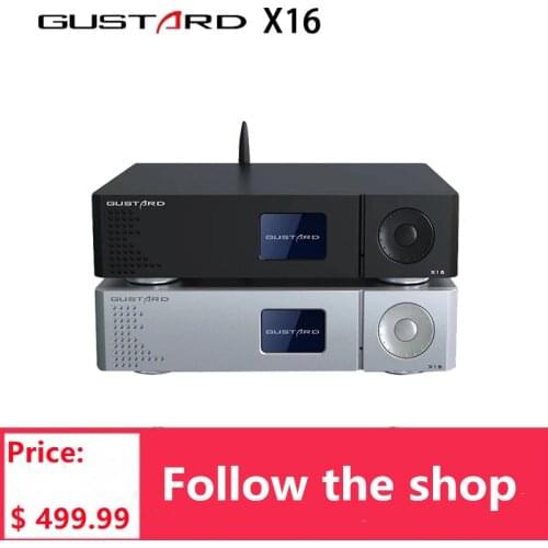 GUSTARD DAC-X16 Decoder Dual ES9068 Balanced Decoder Bluetooth 5.0 MQA Full Decodin