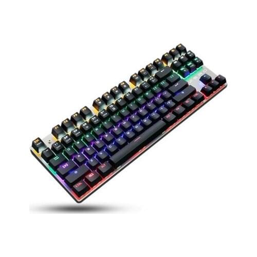 Metoo XIAOGANGPAO 87/104 KEY blue switches Computer Gaming Mechanical Keyboard For PC Desktop Russian