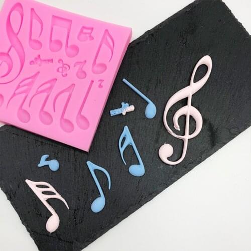 Note silicone mold chocolate flip sugar cake decoration tools handcraft drop glue aromatherapy plaster mold clay mold resin mold